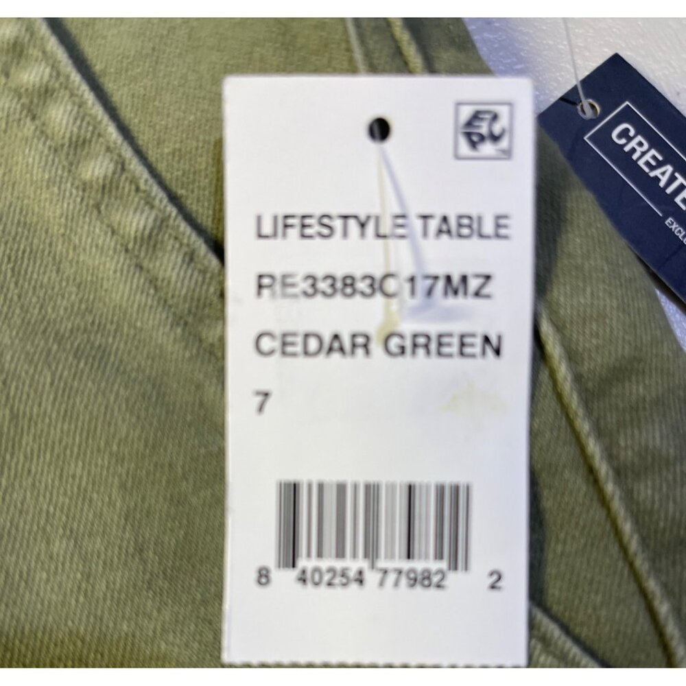 Indigo Rein Womens Size 7 High-Waist Denim Shorts Cedar Green - Picture 9 of 12
